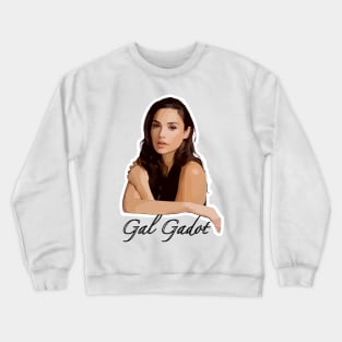 Gal Gadot Vector Art Crewneck Sweatshirt